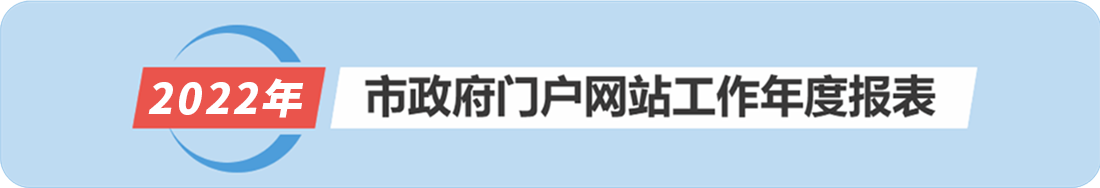 2022年市政府門戶網(wǎng)站工作年度報(bào)表