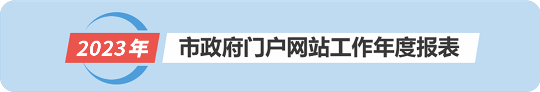 2023年市政府門戶網(wǎng)站工作年度報(bào)表